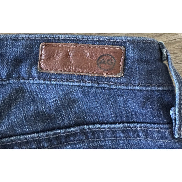 AG Adriano Goldschmied The Stilt Slim Cigarette Leg Jeans 27R Dark Wash Denim - Picture 10 of 11
